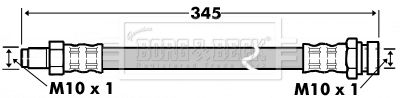 BORG & BECK stabdžių žarnelė BBH7521